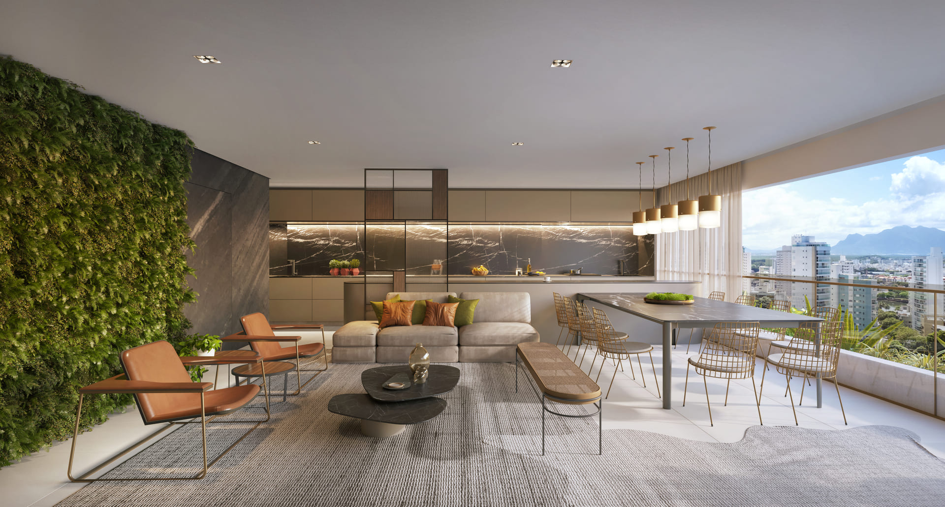 APTO TIPO LIVING AMPLIADO COZINHA